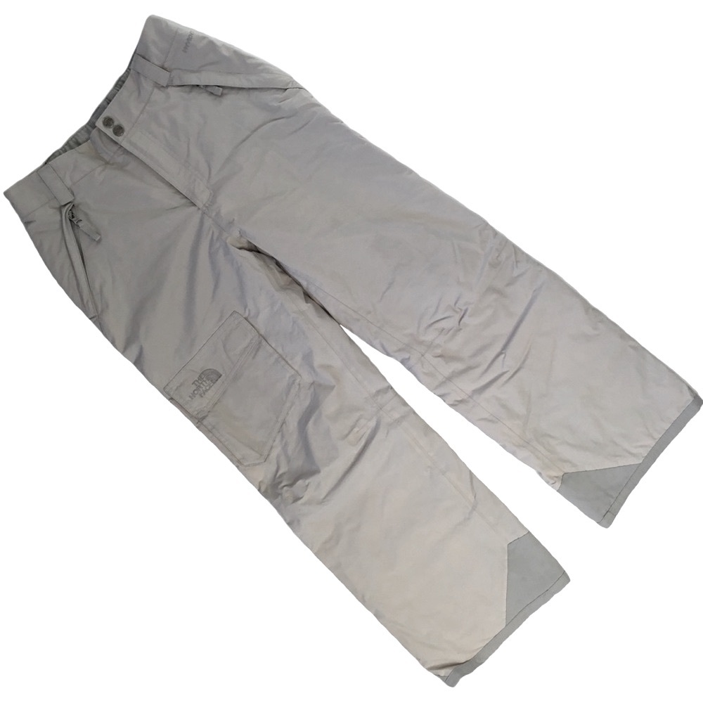 North Face Hyvent Snowboard Ski Pants in Light Gray. Size Large